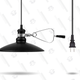 Black Metal Pendant Light Fixture